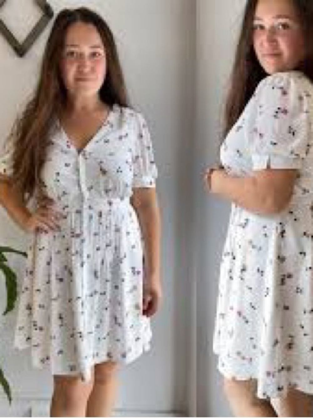 Madewell dress size 10 floral